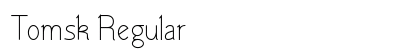Tomsk Regular font free download