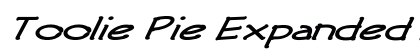Toolie Pie Expanded Italic Preview