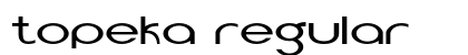 Topeka Regular font free download
