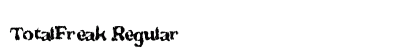 TotalFreak Regular font free download