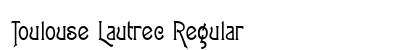 Toulouse Lautrec Regular font free download