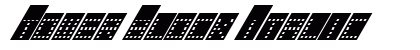 Tower Block Italic preview