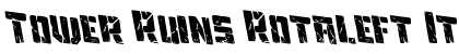 Tower Ruins Rotaleft Italic preview