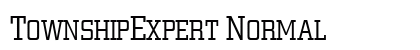 TownshipExpert Normal font free download