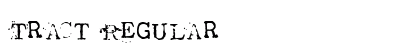 Tract Regular font free download