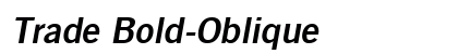 Trade Bold-Oblique Preview