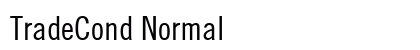 TradeCond Normal font free download