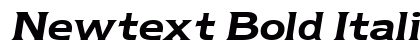 Newtext Bold Italic font free download