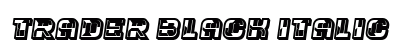Trader Black Italic preview
