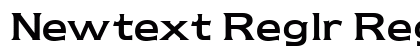 Newtext Reglr Regular Preview