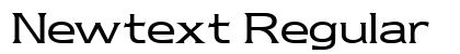 Newtext Regular Preview