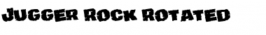 Jugger Rock Rotated Regular Font