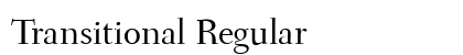 Transitional Regular Preview
