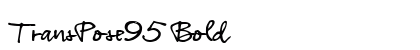 TransPose95 Bold Preview