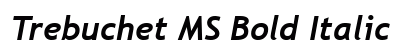 Trebuchet MS Bold Italic font free download