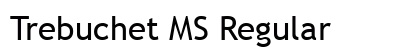Trebuchet MS Regular font free download