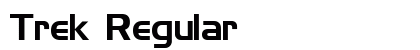 Trek Regular font free download
