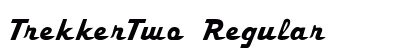 TrekkerTwo Regular Font Preview