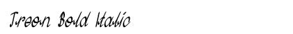 Treon Bold Italic Preview
