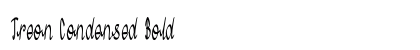 Treon Condensed Bold Preview