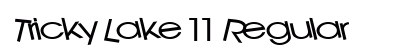 TrickyLake11 Regular font free download