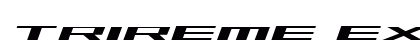 Trireme Expanded Italic Expanded Italic preview