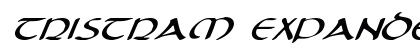 Tristram Expanded Italic Expanded Italic Font Preview