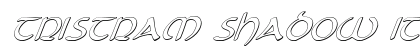 Tristram Shadow Italic Italic Font Preview