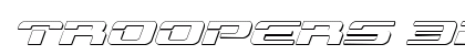 Troopers 3D Expanded Italic Expanded Italic preview