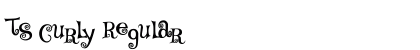 TS Curly Regular font free download