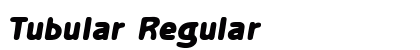 Tubular Regular font free download
