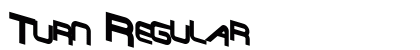 Turn Regular font free download