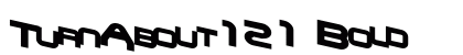 TurnAbout121 Bold font free download