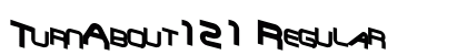 TurnAbout121 Regular font free download