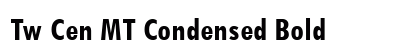 Tw Cen MT Condensed Bold Preview