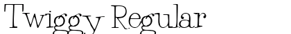 Twiggy Regular font free download