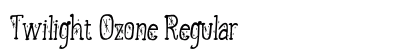 Twilight Ozone Regular Font Preview