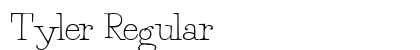 Tyler Regular font free download