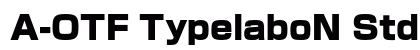 A-OTF TypelaboN Std U font free download