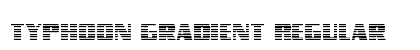 Typhoon Gradient Regular font free download
