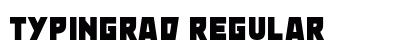 Typingrad Regular font free download