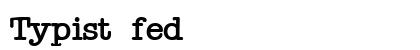 Typist fed Preview