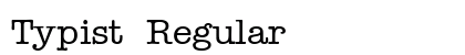 Typist Regular font free download