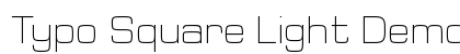 Typo Square Light Demo Regular font free download