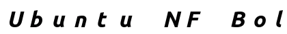 Ubuntu NF Bold Italic Preview