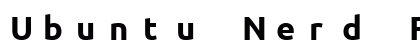 Ubuntu Nerd Font Mono Bold Preview
