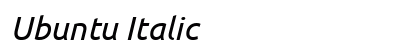 Ubuntu Italic Preview