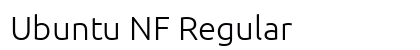 Ubuntu NF Regular font free download