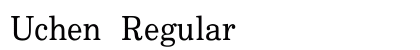Uchen Regular Font Preview
