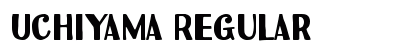 Uchiyama Regular Font Preview
